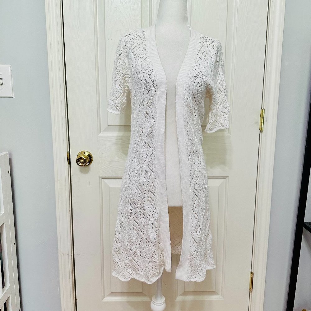 BELLDINI KNIT CARDIGAN LONG SWEATER
